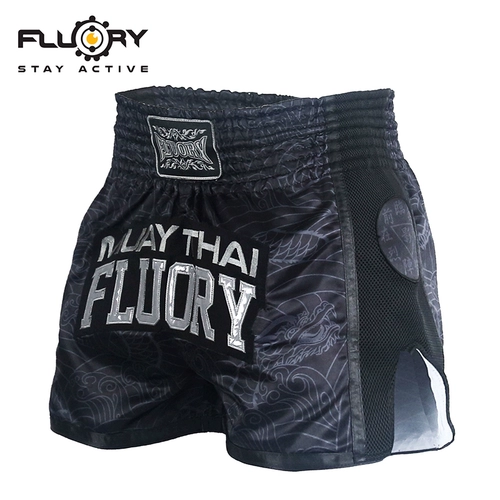 Fluory Fire Blood Muay Thai Шорты для взрослых профессиональных боксерских бокса.