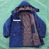 Демисезонная флисовая джинсовая куртка для работы, штаны, пуховик