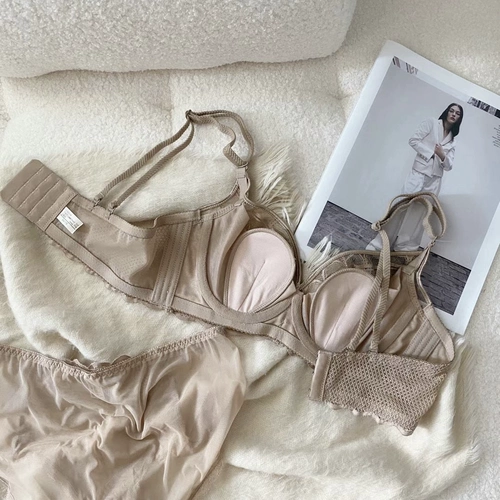 Модное кружевное нижнее белье со стальными косточками, бюстгалтер, комплект, французский стиль, по фигуре