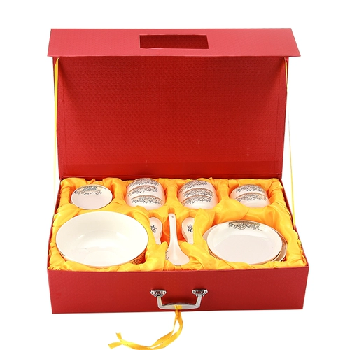28 Череп фарфоровой набор подарков подарки, печатная керамическая чаша Блюдо, Корейские Производители могут настроить логотип