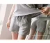 Hàn quốc phiên bản của mùa hè phần mỏng cotton ladies ngắn tay đồ ngủ chất béo cotton mm dịch vụ nhà phù hợp với quần short cộng với phân bón XL bộ cotton mặc nhà Giống cái