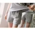 Hàn quốc phiên bản của mùa hè phần mỏng cotton ladies ngắn tay đồ ngủ chất béo cotton mm dịch vụ nhà phù hợp với quần short cộng với phân bón XL