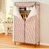 Giá rẻ vải tủ quần áo thép đơn giản kín đơn vị giao diện kim loại treo không gian tủ quần áo phòng ngủ đích thực - Buồng tu giay dep Buồng