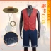 Truyện tranh One Piece phiên bản trực tiếp cos phù hợp với Luffy cùng phong cách áo vest mũ rơm phim và truyền hình anime cosplay phù hợp với còn hàng boa hancock halloween Cosplay one piece