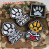 K9 ĐƠN VỊ Chiến Thuật Dog Sticker Thêu Velcro Ba Lô Huy Hiệu Invincible Cảnh Sát Dog Armband K9 Ma Thuật Sticker miếng nhám dán quần áo Thẻ / Thẻ ma thuật