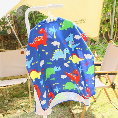 Детское банное полотенце, мультяшный летний плащ подходит для мужчин и женщин, детский пляжный банный халат для плавания, защита от солнца