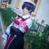 Tại chỗ [Ba thị trấn] đen deacon COS than cosplay trang phục Charles choir anime COS quần áo