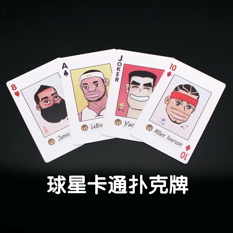 Баскетбол комиксы мультфильмы, сувенир, игральные карты