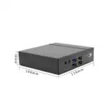 N2807 Mini Computer N2830 Терминал Small Host 2G32G NAS Network Storage Speat Route Cloud Desktop