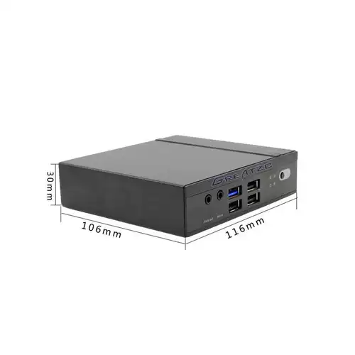 N2807 Mini Computer N2830 Терминал Small Host 2G32G NAS Network Storage Speat Route Cloud Desktop