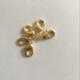 Медный базовый браслет, ожерелье, ювелирное украшение ручной работы, аксессуар для волос, 10мм, золото и серебро