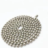 Цепочка из бусинки из нержавеющей стали 2 круглые волновые шарики украшения декоративная стальная шариковая цепь бирака 304 Производитель защиты окружающей среды