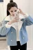 Mùa đông 2018 phiên bản Hàn Quốc mới của áo khoác nước dày lông mịn áo khoác nữ ngắn đoạn rộng áo len dài tay áo len Áo khoác ngắn