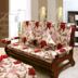 Dày tùy chỉnh gỗ gụ rắn sofa gỗ đệm sofa gỗ đệm với tựa lưng đệm liên bang mùa xuân và mùa thu ghế xốp mat mùa đông thảm lót sofa Ghế đệm / đệm Sofa