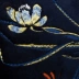 2019 mới một túi đeo vai nhung vàng túi nữ thêu hoa lan túi xách nhung gói điện thoại di động - Túi điện thoại Túi điện thoại