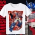Transformers áo phông nam Optimus Prime Megatron Day Hornet anh em tay ngắn mặc xung quanh thẻ sinh viên đường phố - Áo phông ngắn