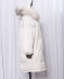 Chống mùa đào da xuống áo khoác nữ Dongdaemun phần dài bọ cạp lớn cổ áo lông dày eo dây rút Hàn Quốc phiên bản của thủy triều