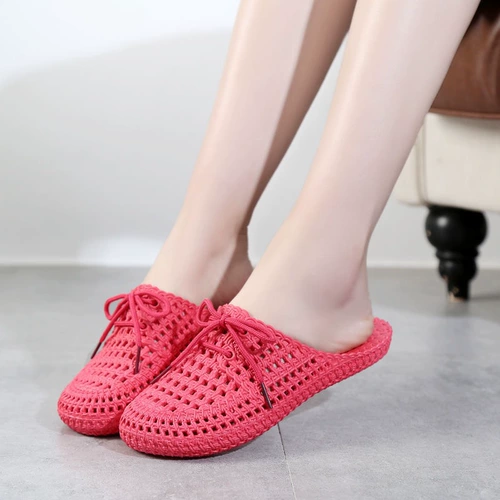 Модные шнурки, дышащие тапочки, обувь для отдыха, в корейском стиле
