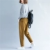 Quần áo thu đông nữ 2018 mới văn học cỡ lớn retro sandal dày quần là quần thun cà vạt hoang dã mỏng