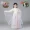 Sansheng Sanshi Shili Peach Blossom White Light Trang phục Cos Cùng trang phục trẻ em Trang phục nữ Tiên trang phục Hanfu - Trang phục