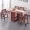 Bàn ăn gấp nhà nhỏ căn hộ gỗ hình chữ nhật đa chức năng bàn ăn đa năng và ghế kết hợp có thể thu vào bàn di động - Bàn