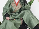 Shangyi Wushu Tang System System и Summer Hanfu выздоровели круглой воротничкой. Отсутствие перьев халата.