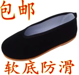 Старый Пекин мальчик черная ткань танцевальная обувь, девочки исполняют обувь мягкие подошвы, старый мастер -мастер восьмой армия