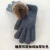 găng tay cao su bảo hộ Găng tay nam mùa đông có màn hình cảm ứng cộng thêm lớp nhung dày dặn để đi xe điện chống gió lạnh từ nhà sản xuất bán trực tiếp len size lớn giữ ấm găng tay chống nắng thể thao Găng tay