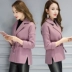 Áo len nữ ngắn đoạn 2017 thu đông 2017 phiên bản mới của Hàn Quốc thắt lưng nữ là người đàn ông nhỏ bé áo len mỏng - Áo Hàn Quốc