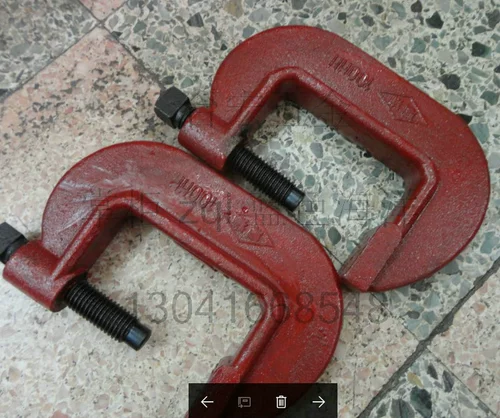 Более тяжелая C/G Chipper, заливающая стальная C-образная C-образная чип-держатель с G-образной чипечной стальной пластиной с 2-дюймовой 50 мм-12-дюймовой