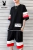 Bộ quần áo nam với áo thun nam tay ngắn đẹp trai 2019 phiên bản Hàn Quốc mới của mạng lưới rung đỏ giản dị phù hợp với thủy triều - Bộ đồ Bộ đồ