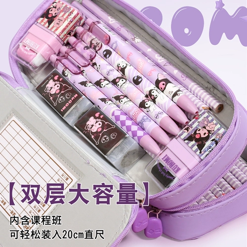 Sanrio, двухэтажный пенал для школьников, антистресс