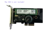 Половина, высокая перегородка, защита от мощности, NVME M.2 NGFF SSD TO PCIE X4 Адаптер карты ротора