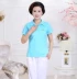 Mùa hè khô nhanh chạy nam giới và phụ nữ thể thao polo áo sơ mi ngắn tay kích thước lớn nhảy vuông thể dục nhịp điệu nhóm quần áo trang phục