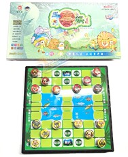Джунгли 小学生儿童幼儿园带磁性斗兽棋动物棋飞行棋折叠便携益智桌面游戏