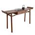 Old Elm Sơn Case miễn phí Nội thất Zen Phong cách Bàn gỗ rắn Màu đen Walnut Bảng điều khiển màu Bảng đơn giản Trung Quốc mới - Bàn / Bàn bàn ăn gỗ nguyên khối Bàn / Bàn