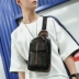 Túi ngực nam phiên bản Hàn Quốc của túi đeo vai thể thao bằng da thể thao nhỏ ba lô túi thời trang Messenger túi nam túi thủy triều túi xách louis vuitton Túi của con người