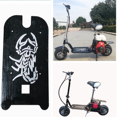 Самокат 迷你摩托助力脚踩踏板车汽油滑板车燃油踏板车改装车全铝踏板铝板