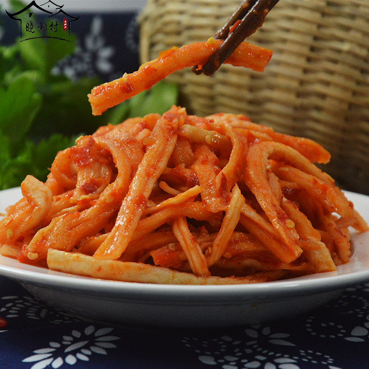 湖南湘西特产萝卜条农家自制酸辣萝卜干下饭菜开胃菜泡菜包邮
