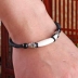 Spike Bracelet ban đầu Bone Bone True Black Dog Dog Evil Evil Baby Baby Tình cờ Vòng tay nam và nữ Mở vòng chân đỏ - Vòng chân