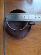 Чайный набор 90年代宜兴紫砂壶一厂大师周桂珍 全手工杯碟套装 茶盘 飞把茶杯