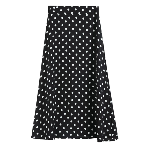 Пляжная ретро юбка в складку, длинная юбка, городской стиль, высокая талия, Таиланд, французский ретро стиль