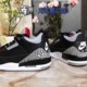 Air Jordan 3 Joe 3 AJ3 xi măng đen vỡ nứt đôi giày bóng rổ màu trắng bão trắng 854262-001 - Giày bóng rổ giày thể thao bitis Giày bóng rổ