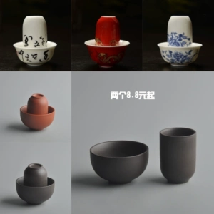 Zisha Wenxiang Cup Cup Cup Set Red Zisha Kung Fu Tea Steel Steel Pu'er Cup Pu'er Cup Black Purple Sands Wenxiang Cup Бесплатная доставка