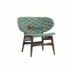 Ghế ăn gỗ rắn Bắc Âu Ghế sofa đơn da nghệ thuật sáng tạo thời trang giản dị ghế thiết kế mô hình đồ nội thất phòng - Đồ nội thất thiết kế
