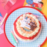 Мультяшная милая ретро глина, с медвежатами, наряжаться