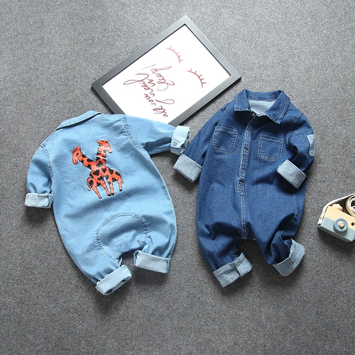 Детский осенний комбинезон, детская куртка, боди, осенняя одежда для раннего возраста для выхода на улицу, в западном стиле