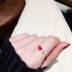 Vòng ngày nữ Hàn Quốc thủy triều người mở đuôi vòng ngón tay nhỏ cá tính doanh nhẫn bầu không khí sinh viên net thực phẩm màu đỏ vòng tay