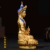 Phật Giáo tây tạng Nguồn Cung Cấp Tôn Giáo Seiko Đồng Đầy Đủ Vàng Tượng Phật Tuổi Thọ Phật Trang Trí Cao 16 CM Tôn giáo