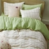 Bắc âu giường bốn mảnh bông cotton sheets quilt cover 1.5 giường 1.8 m đơn giản 4 ba mảnh hiện đại phong cách Bắc Âu Bộ đồ giường bốn mảnh